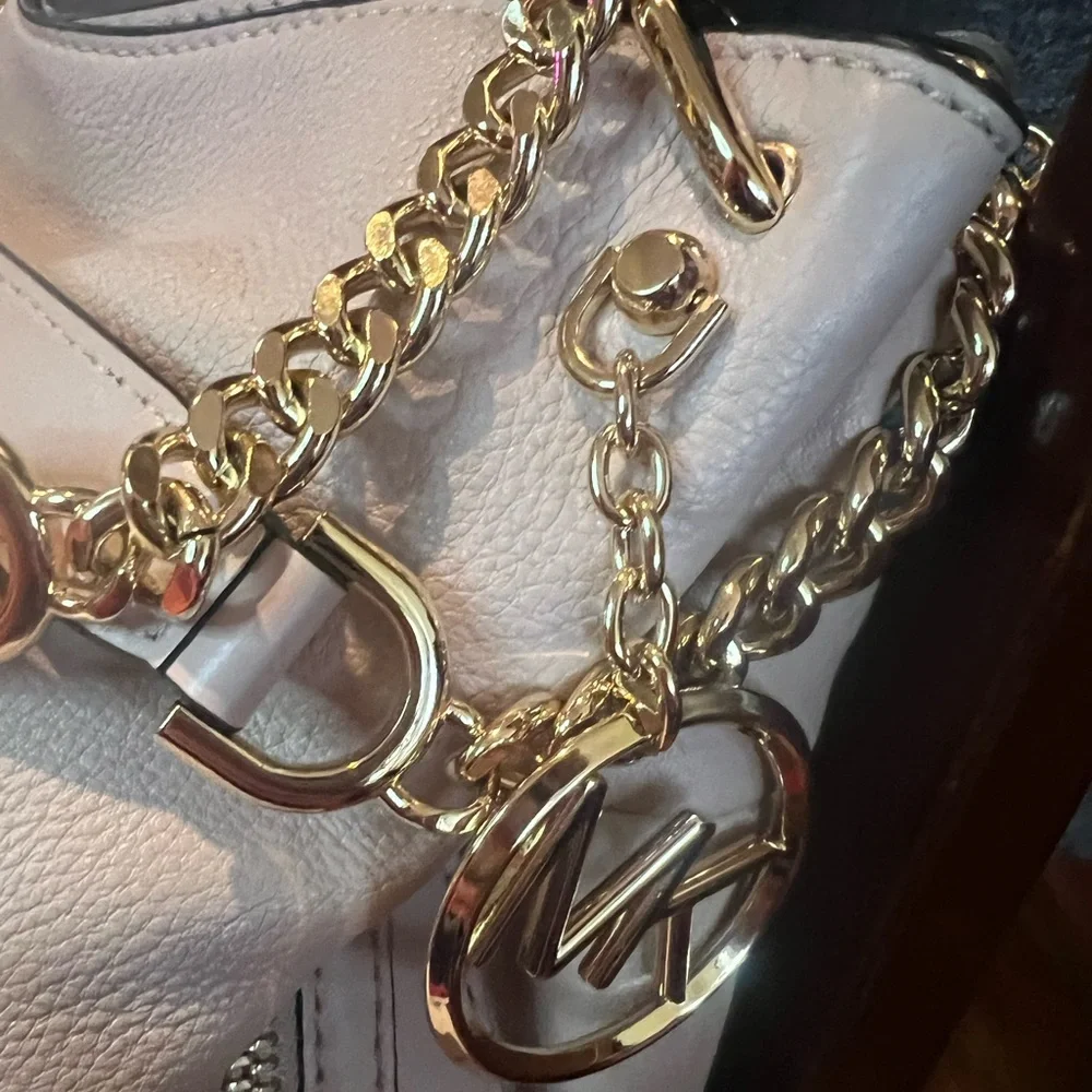 Michael Kors Lillie soft pink Large Shoulder Tote NWT